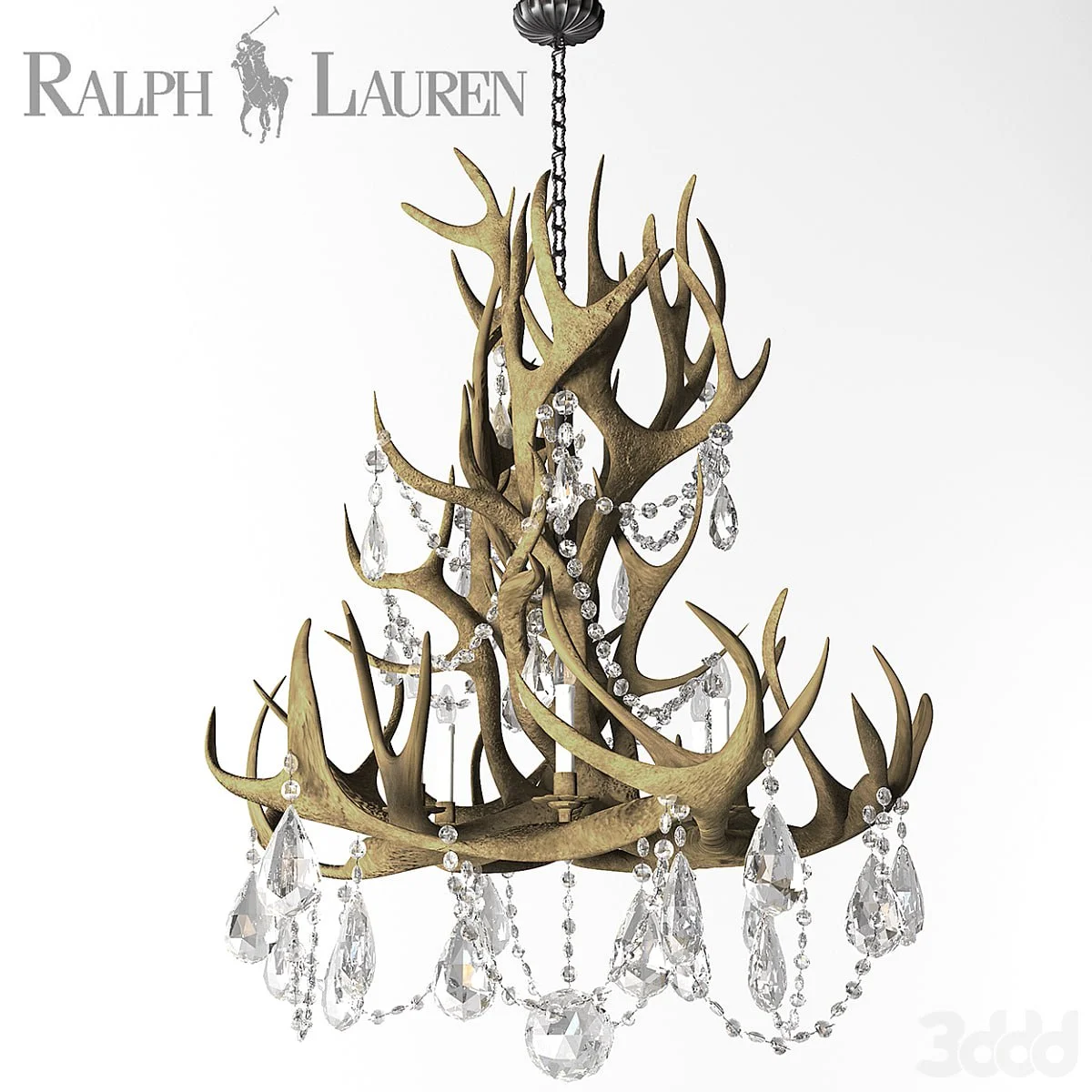Visual Comfort Ralph Lauren Straton Single Tier Chandelier